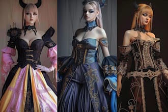 create your fashion, cosplay or character costume design