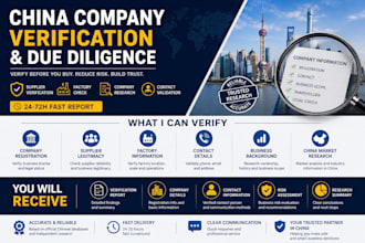 china company verification and due diligence