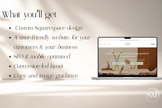 design a luxury squarespace website