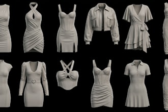 do realistic second life clothing uv mapping using clo3d marvelous designer mesh