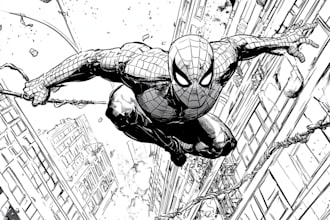 create a professional digitally drawn comic book cover