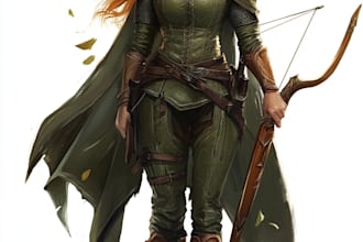 fantasy dnd character illustration