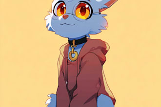 draw high quality furry character art and anthropomorphic illustrations