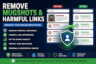 assist with mugshot removal and online reputation management