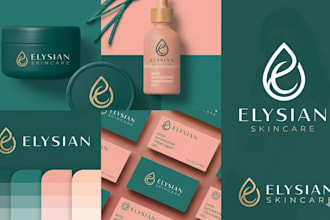 design a canva branding kit and luxury logo for your beauty and wellness brand