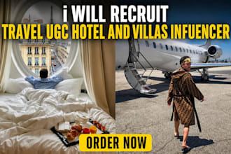 source luxury travel ugc creators for hotels and villas