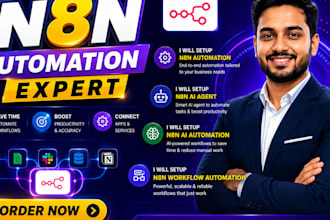 build n8n ai automation, smart n8n ai agent n8n workflow automation for business