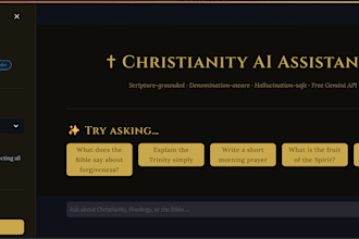 build a bible ai chatbot using gemini, rag, and chromadb