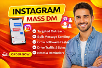 do instagram mass dm, telegram mass dm, facebook and discord mass dm