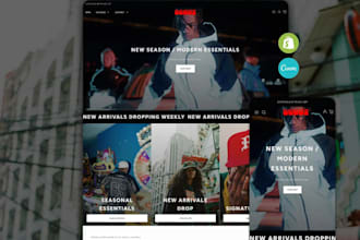 streetwear clothing website design clothing brand website y2k streetwear website