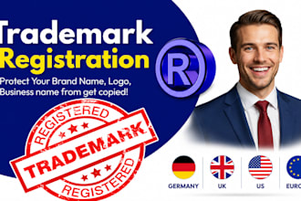 file and register your trademark in the UK, eu, and USA