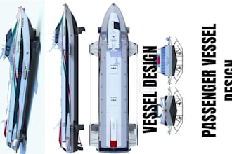 design yacht, ferry and passenger vessel layout