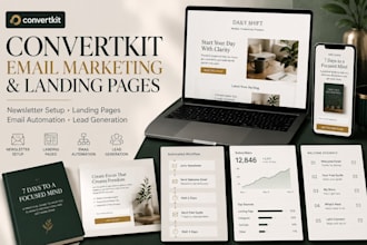 setup convertkit newsletter kit landing page convertkit expert email marketing