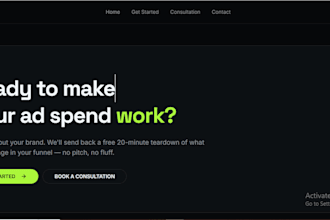 develop and create a website