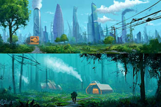 do environment concept art for you