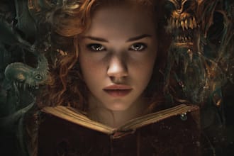 create illustrated book covers