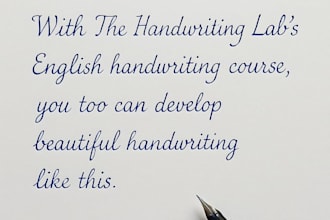 write neat and aesthetic handwritten notes in english