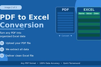 do professional data entry, excel data cleanup