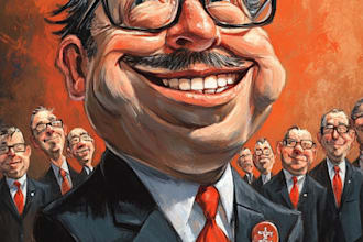 create digital political cartoon for political cartoon