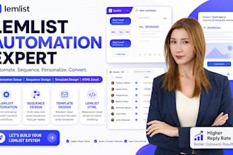 setup lemlist automation lemlist sequence design lemlist template lemlist html