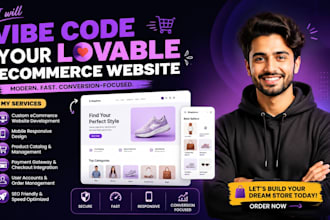 vibe code your lovable ecommerce website