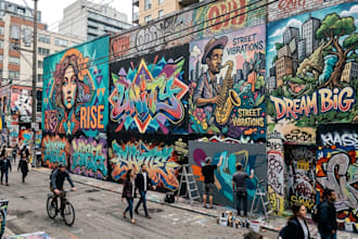 design graffiti designs, murals and wall arts