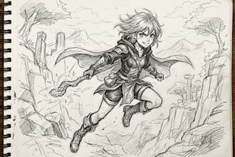 sketch you anime sketch art