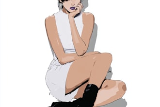 convert your photo into patrick nagel art