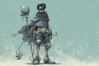 design epic star wars character and scene artwork