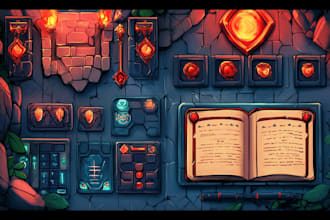 design 2d game assets sprites for your game