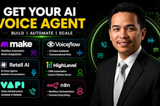 build gohighlevel ai voice agent, vapi ai appointment, retell ai cold caller,n8n