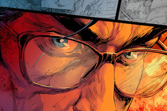 draw comic book illustration with comic book illustrator