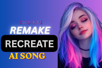 recreate or remake your suno ai song with professional vocals and quality beat