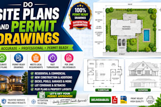 do site plans and permit drawings