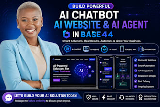 build ai chatbot ai website ai agent ai mobile app ai web app in base44