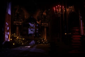 create a stylized 3d environment scene in blender