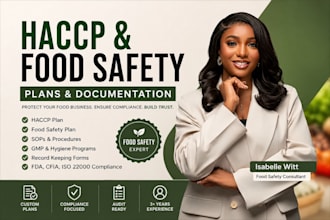make haccp plan , haccp and food safety plans, procedures, record keeping forms
