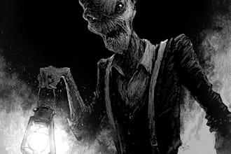draw surreal horror art