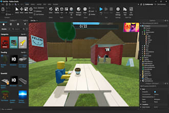 build roblox game, develop roblox game, roblox gui, lua, full game creation