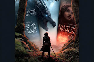 create fantasy romance and young adult book cover