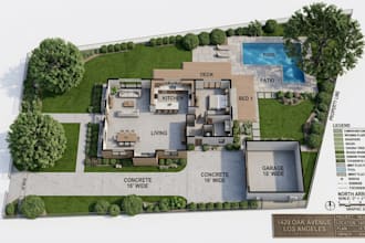 draw professional site plan, plot plan and permit site plan for city approval