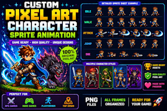 retro pixel art 8 bit 16 bit retro game art indie animated spritesheet pixel art