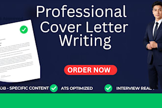 write a professional cover letter