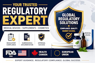 provide fda, eu and health canada regulatory compliance consulting