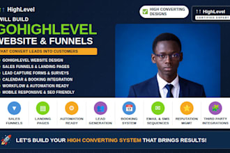 build go highlevel website go highlevel funnel builder go highlevel landing page