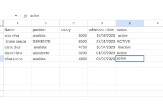 organize and clean your spreadsheets