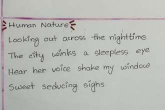 write handwritten notes, letters, and documents