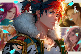 draw beautiful sfw or nsfw anime art illustration