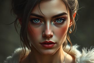do realistic or fantasy portrait