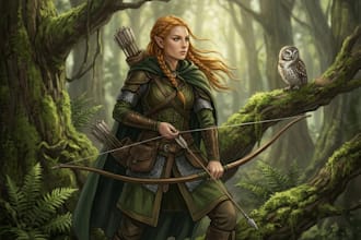 dnd character art and dnd character art